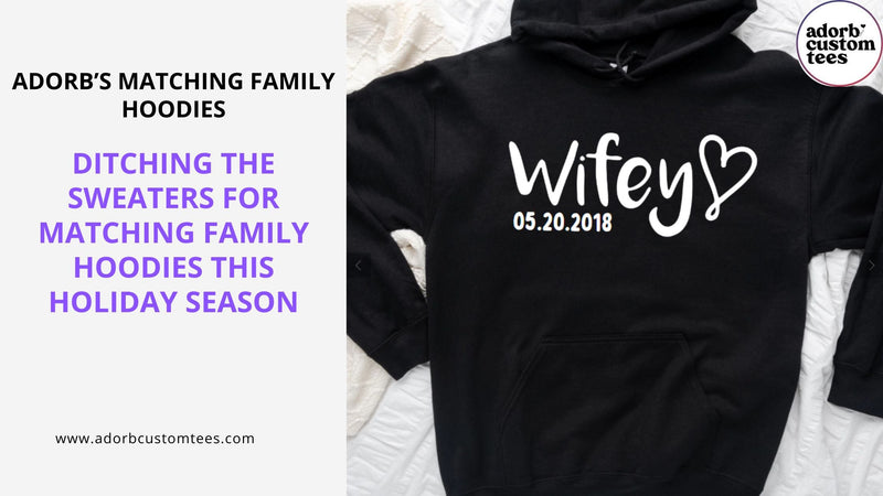 Ditching the Sweaters for Matching Family Hoodies This Holiday Season