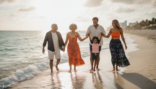 Best Matching Outfits for Beach Family Photos