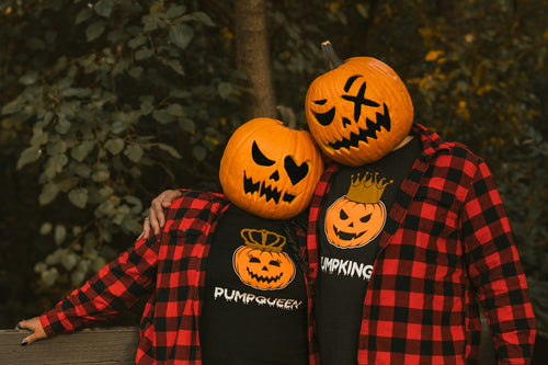Questioning Couple Shirts for Halloween House Parties