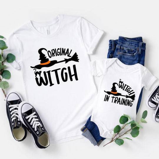 Original Witch and Witch in training tee