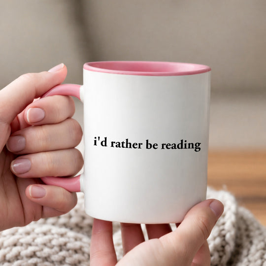 May include an I’d Rather Be Reading Book Lover 11oz Mug featuring a classic reading-inspired statement design on a ceramic mug.