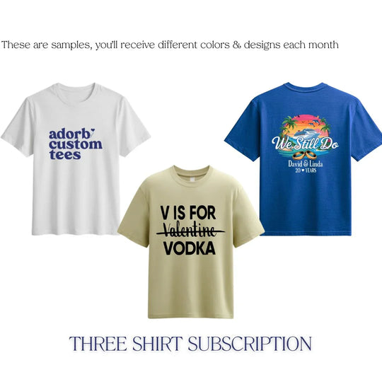Monthly T-Shirt Subscription