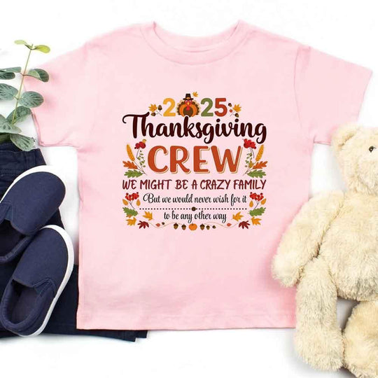 May include Thanksgiving family matching funny shirts, kids’ fall holiday tees for group celebrations, dinners, and holiday photos