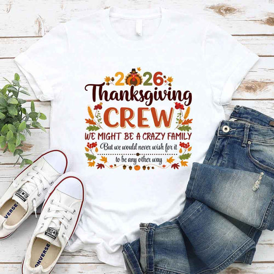 Thanksgiving Family Matching Funny Shirts – Fall Holiday Adult Tees