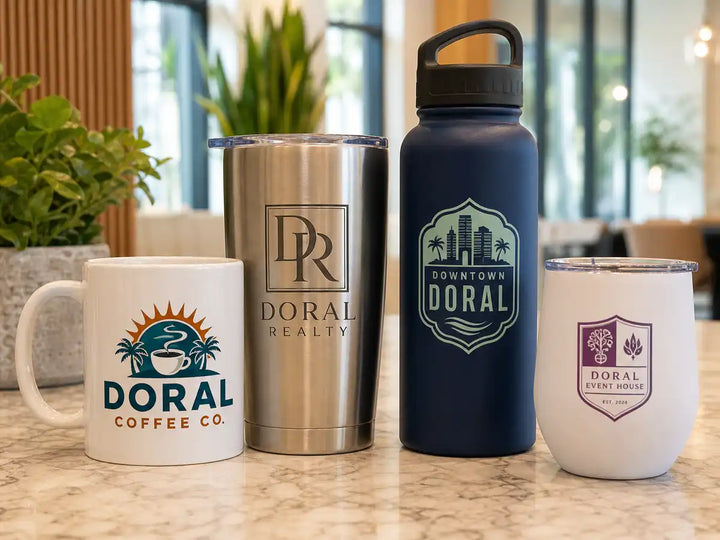Custom Mugs & Drinkware in Doral — Adorb Custom Tees