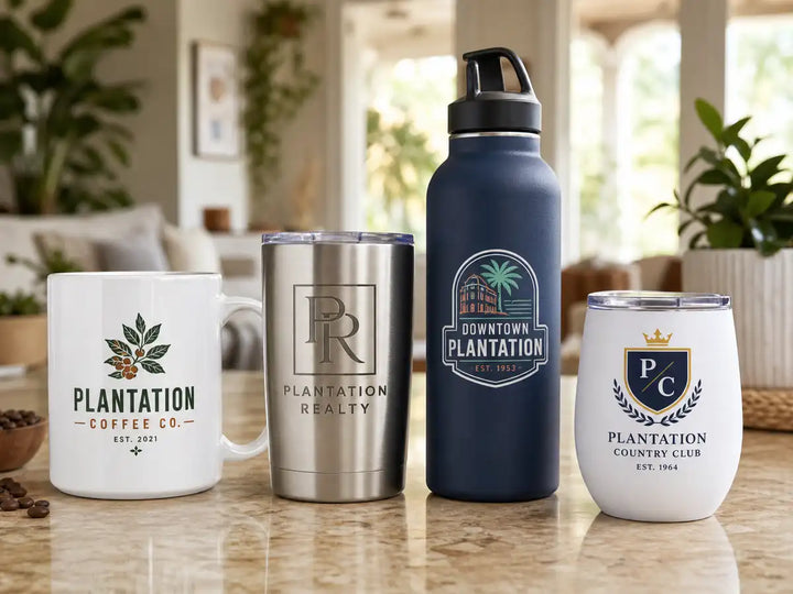 Custom Mugs & Drinkware in Plantation — Adorb Custom Tees