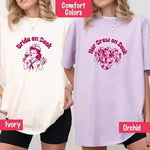 Bride on Deck Comfort Colors Shirt โ Nautical Bachelorette Party Tee for Cruise or Beach Wedding