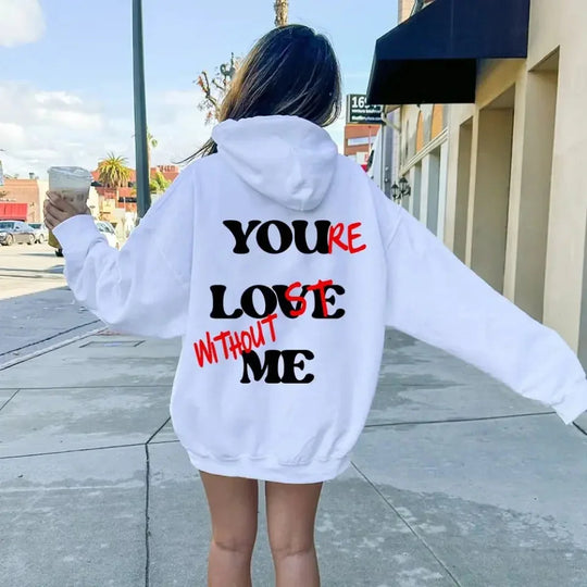 Estás perdido sin mí Sudadera con capucha 🔥