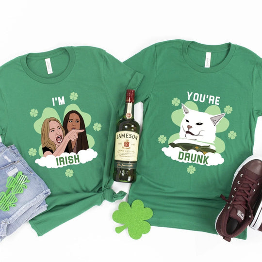 Drunk Meme Couple Tee