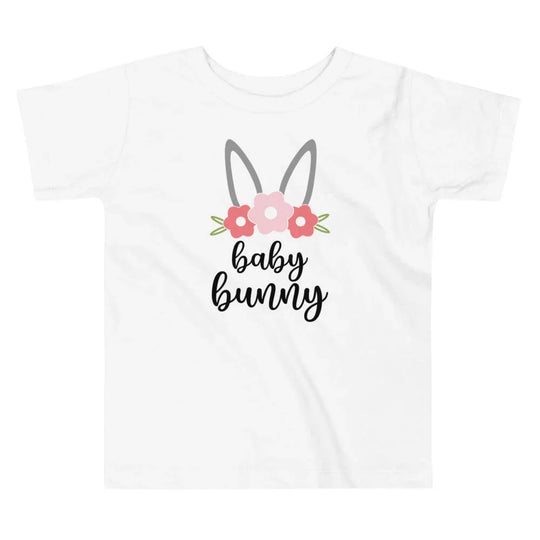 Baby Bunny Flowers Toddler Tee