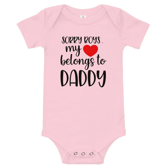 Heart Belongs To Daddy Onesie