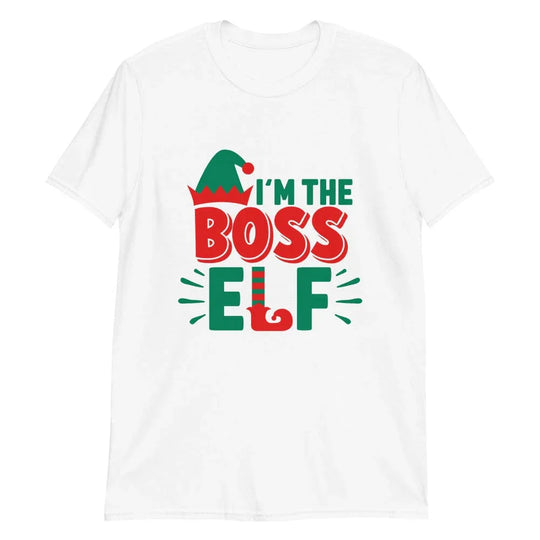 I'm The Boss Elf Christmas Tee