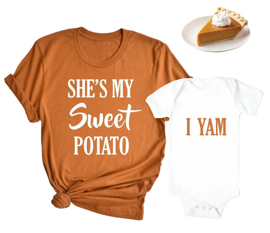 I Yam Baby Onesie