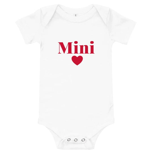 Mini Heart Baby Onesie