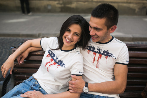 Design Matching Couple Shirts as a Photo Scavenger Hunt (Prompts + QR Codes)