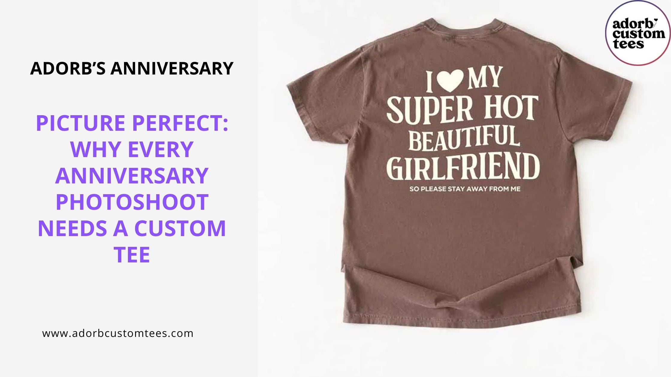 Picture Perfect: Why Every Anniversary Photoshoot Needs a Custom Tee