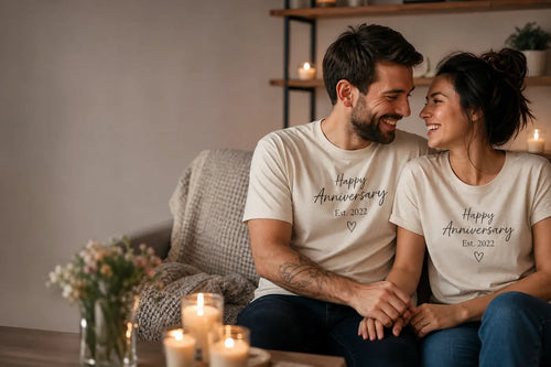 Anniversary Shirts for Couples: Ideas by Year for 2026