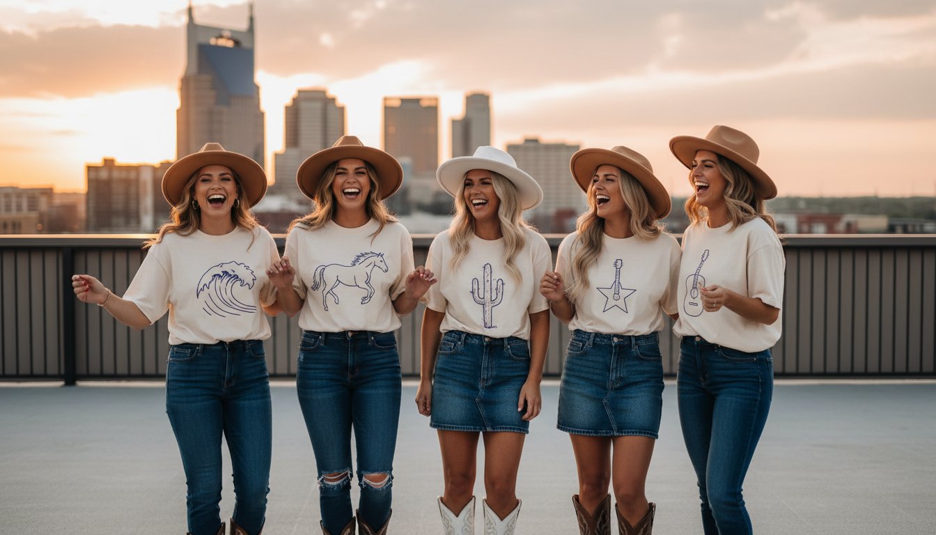 Trending Nashville Bachelorette Shirt Ideas for Your 2026 Squad
