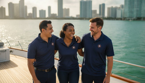Custom Yacht Crew Shirts in Fort Lauderdale & Miami