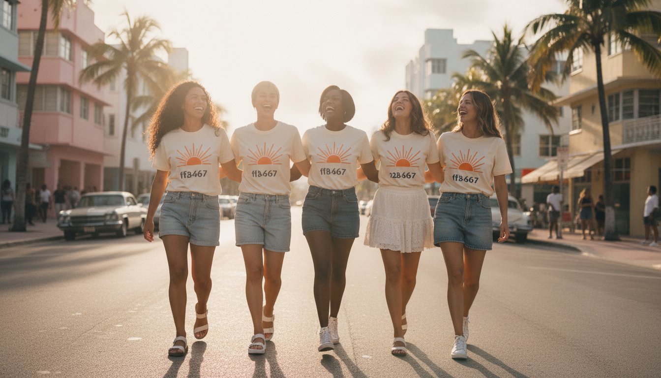 Custom Bachelorette Shirts for Your South Beach Miami Trip