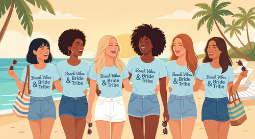 Bride & Bridesmaid Shirt Sets: Matching Bachelorette Tees