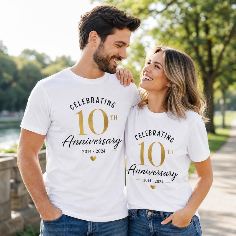 Anniversary shirt trends couples are loving right now