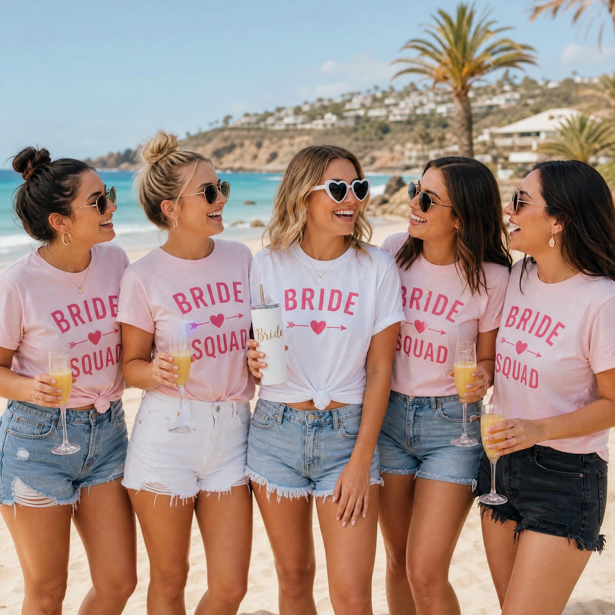 Cute bachelorette shirts for the bride & her crew