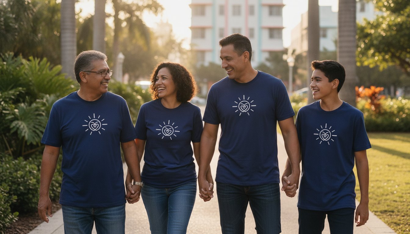 How to Convince Your Family to Wear Matching Shirts