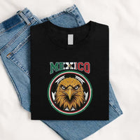 May include a person wearing a Black   Mexico 2026 World Cup Countries Animal Emblems T-Shirt featuring bold animal graphic and relaxed fit.