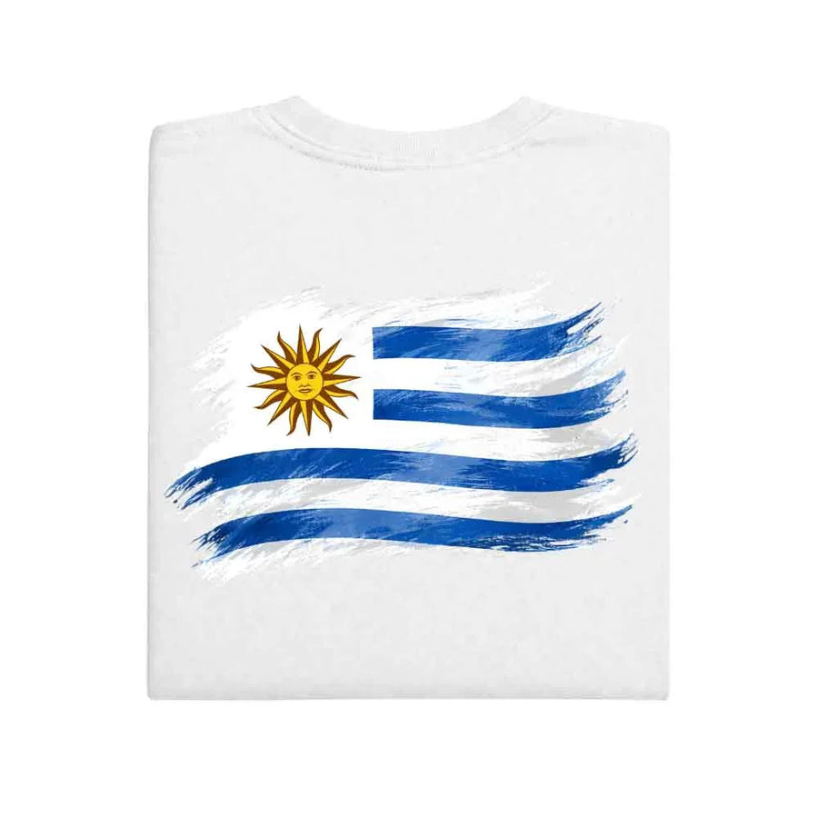 May include a person wearing a White Argentina 2026 World Cup "Countries" T-Shirt – Soccer Fan Graphic Tee featuring bold soccer countries graphic and relaxed fit.