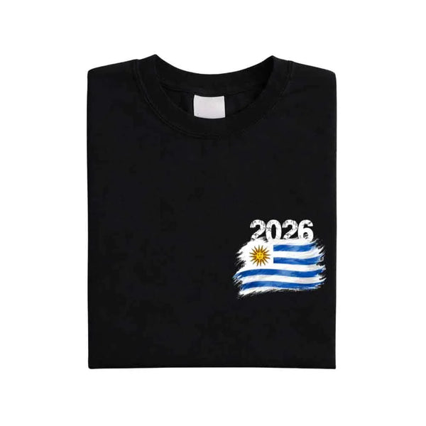 May include a person wearing a Black  Argentina 2026 World Cup "Countries" T-Shirt – Soccer Fan Graphic Tee featuring bold soccer countries graphic and relaxed fit.