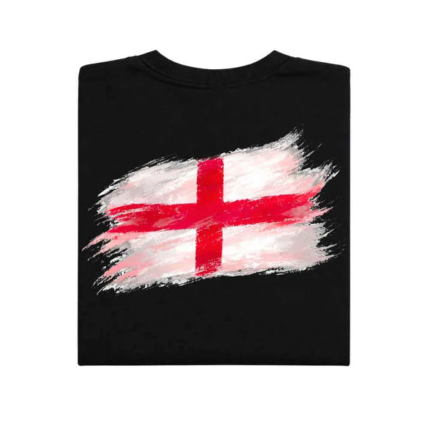 May include a person wearing a Black  Switzerland 2026 World Cup "Countries" T-Shirt – Soccer Fan Graphic Tee featuring bold soccer countries graphic and relaxed fit.
