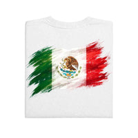 May include a person wearing a White Mexico 2026 World Cup "Countries" T-Shirt – Soccer Fan Graphic Tee featuring bold soccer countries graphic and relaxed fit.