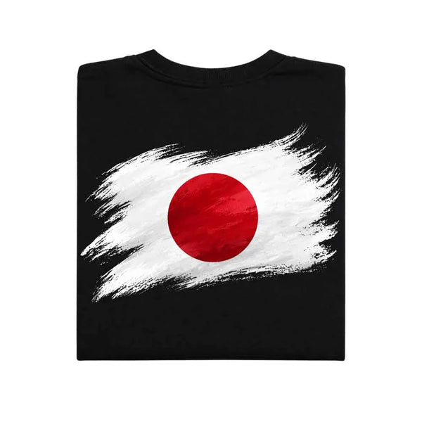 May include a person wearing a Black  Japan 2026 World Cup "Countries" T-Shirt – Soccer Fan Graphic Tee featuring bold soccer countries graphic and relaxed fit.