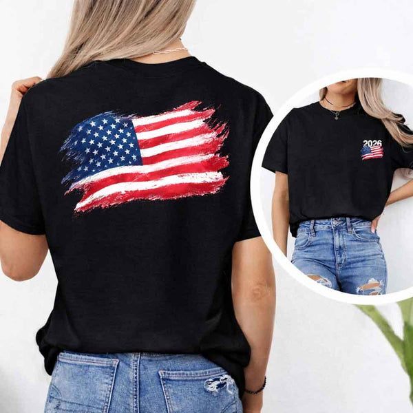 May include a  person wearing a black USA 2026 World Cup "Countries" T-Shirt – Soccer Fan Graphic Tee featuring bold soccer countries graphic and relaxed fit.
