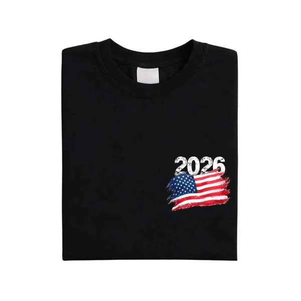 May include a person wearing a Black USA 2026 World Cup "Countries" T-Shirt – Soccer Fan Graphic Tee featuring bold soccer countries graphic and relaxed fit.