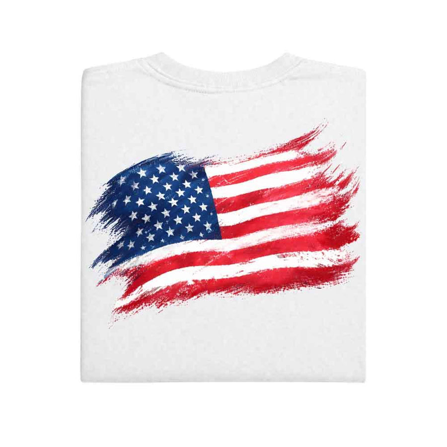 May include a person wearing a White USA 2026 World Cup "Countries" T-Shirt – Soccer Fan Graphic Tee featuring bold soccer countries graphic and relaxed fit.