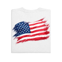 May include a person wearing a White USA 2026 World Cup "Countries" T-Shirt – Soccer Fan Graphic Tee featuring bold soccer countries graphic and relaxed fit.