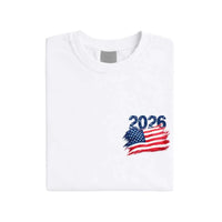 May include a person wearing a White USA 2026 World Cup "Countries" T-Shirt – Soccer Fan Graphic Tee featuring bold soccer countries graphic and relaxed fit.