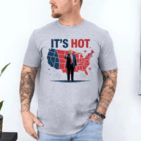 🔥 Trump ‘It’s Hot’ Red vs Blue States T-Shirt – Funny Political Graphic Tee for Patriots