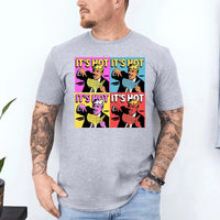 Trump Pop Art Graphic Tee – Comic Style ‘It’s Hot’ Graphic for Patriotic Fans