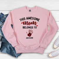 This Awesome Mom Belongs To Personalized Top