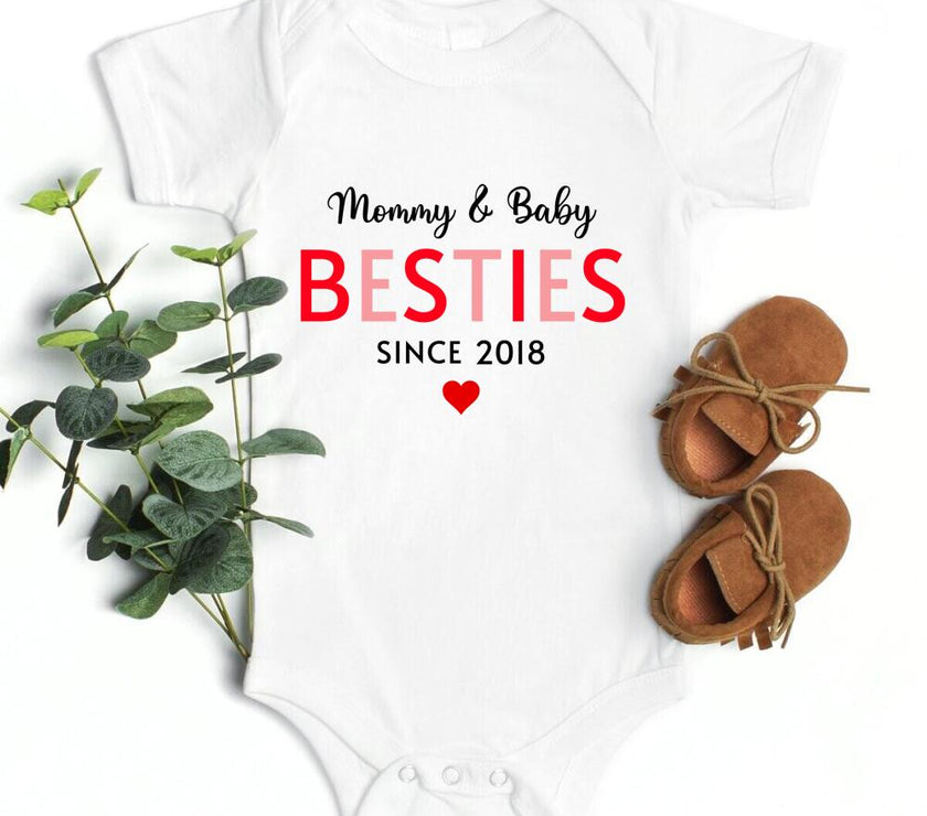 Mommy & Daughter Besties Since Personalized Tee