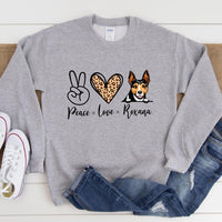 Peace Love Dog Tee