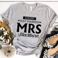 Just Married Mr & Mrs Tee