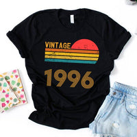 Personalized Year Vintage Birthday Sun Tee