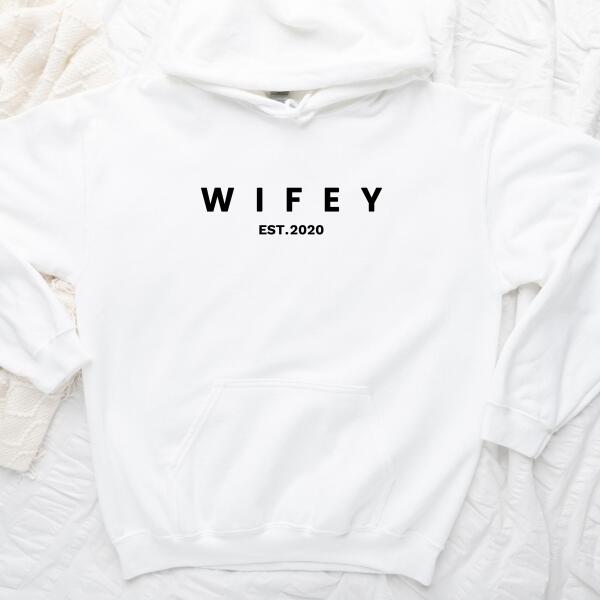 Wifey Personalized Crewneck Tee