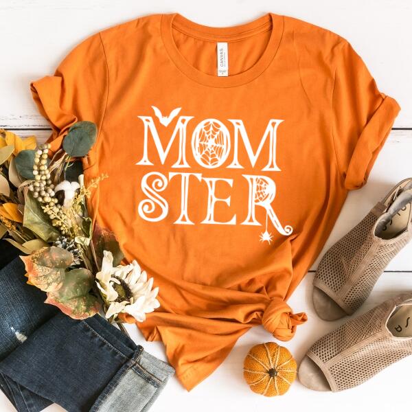 Momster and Dadcula Halloween Couples Tees