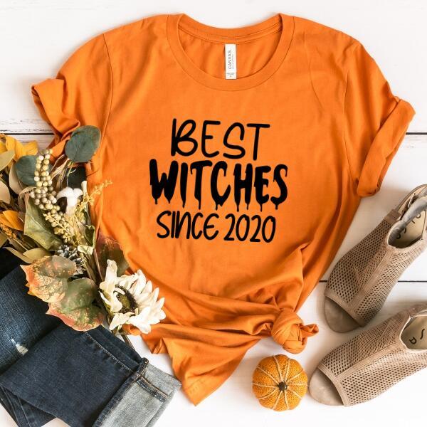 Halloween Shirt Orange Best Witches Since