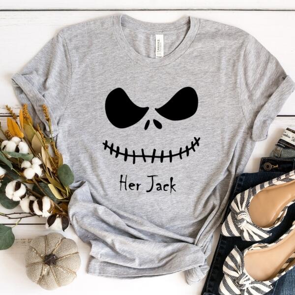 The Jack & The Sally Couples Halloween Tee